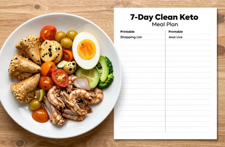 7-Day Clean Keto Meal Plan with Printable Shopping List You’Ll Love