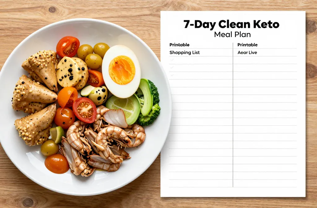 7-Day Clean Keto Meal Plan with Printable Shopping List You’Ll Love